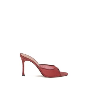 Multicolor Polyester Stiletto Heel Sandals