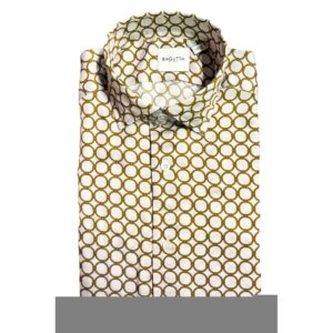 White Viscose Men Shirt