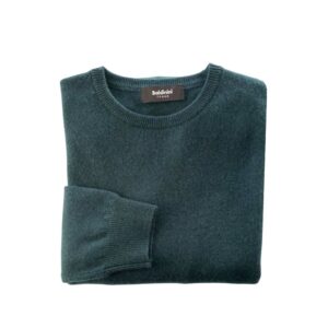 Green Cashmere Men Sweater