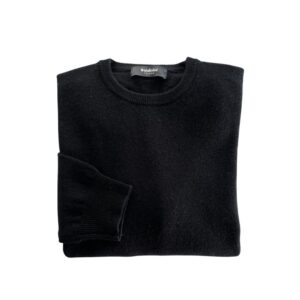 Black Cashmere Men Sweater
