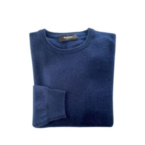 Blue Cashmere Men Sweater