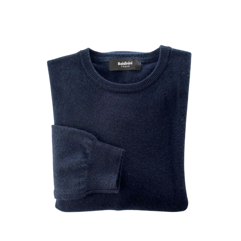 Baldinini Trend - Blue Cashmere Men Sweater