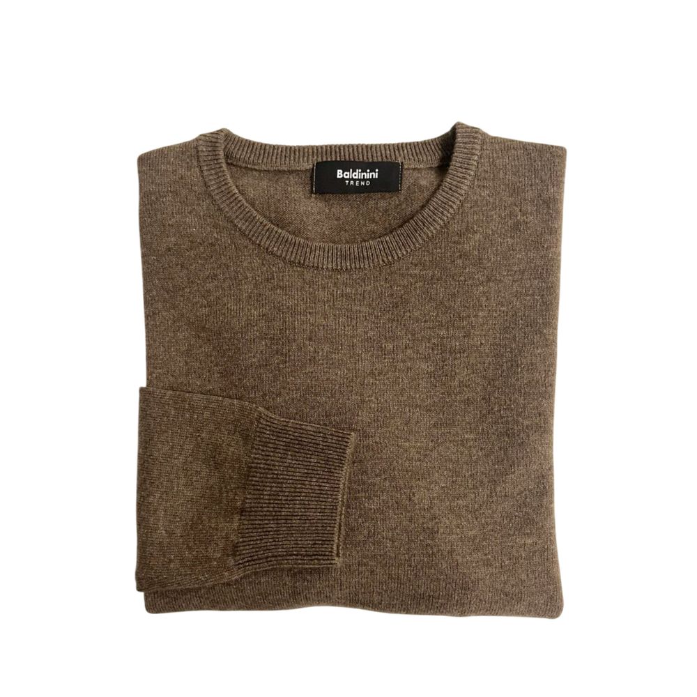Baldinini Trend - Brown Cashmere Men Sweater