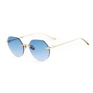 Gold Titanium Sunglasses