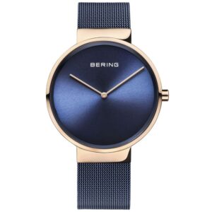 Navy Blue Stainless Steel Dress Watch