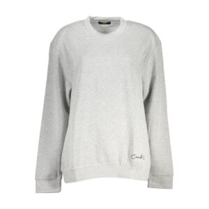 Grigio Polyester Women Sweatshirt