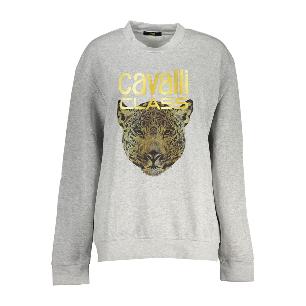 Cavalli Class - Grigio Polyester Woman Sweatshirt