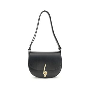 Black Calf Leather Bos Taurus Shoulder Bag