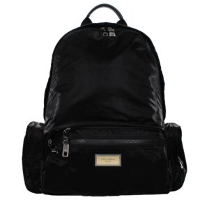 Black Nylon Backpack