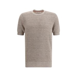 Beige Linen T-Shirt