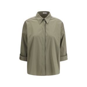 Bicolor Cotton Dress Shirt