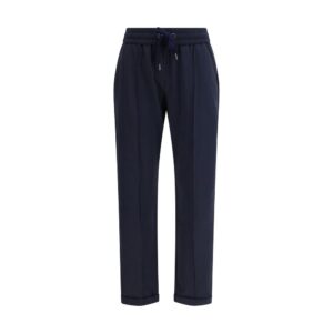 Blue Cotton Joggers (Workout Pants)