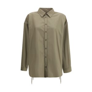 Beige Cotton Dress Shirt