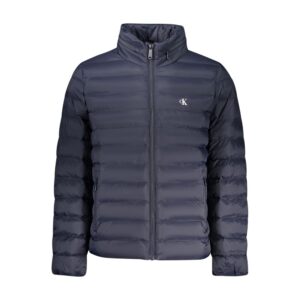 Blu Poliammide Men's Jacket