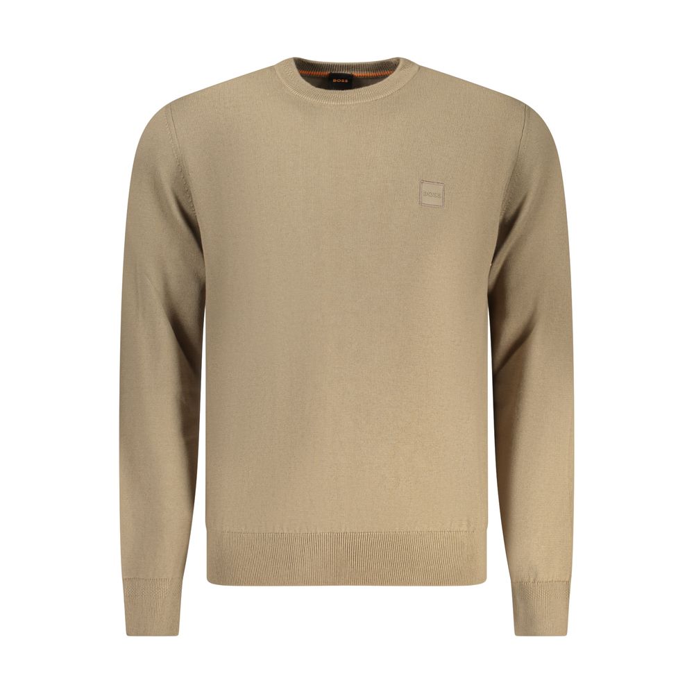Hugo Boss - Marrone Cotton Men Sweater