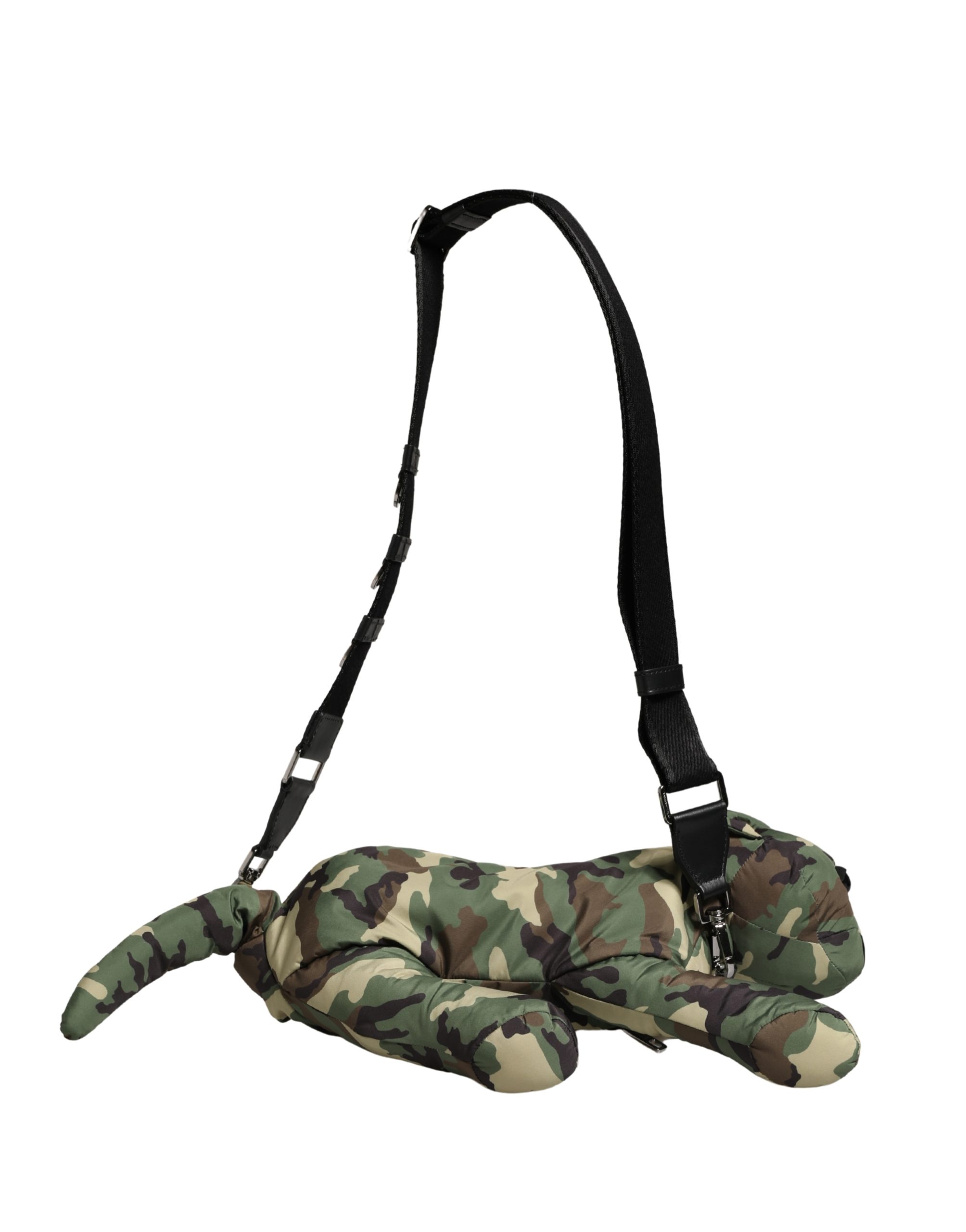 Dolce & Gabbana - Multicolor Camouflage Animal Silhouette Waist Borse Bag