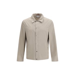 Beige Polyester Coat