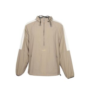 Beige Nylon Shell Jacket