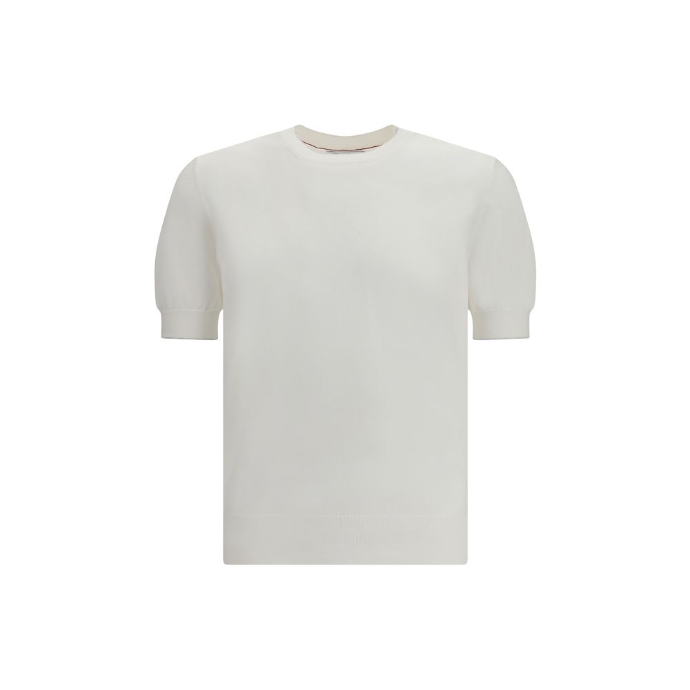 Brunello Cucinelli - White Cotton T-Shirt