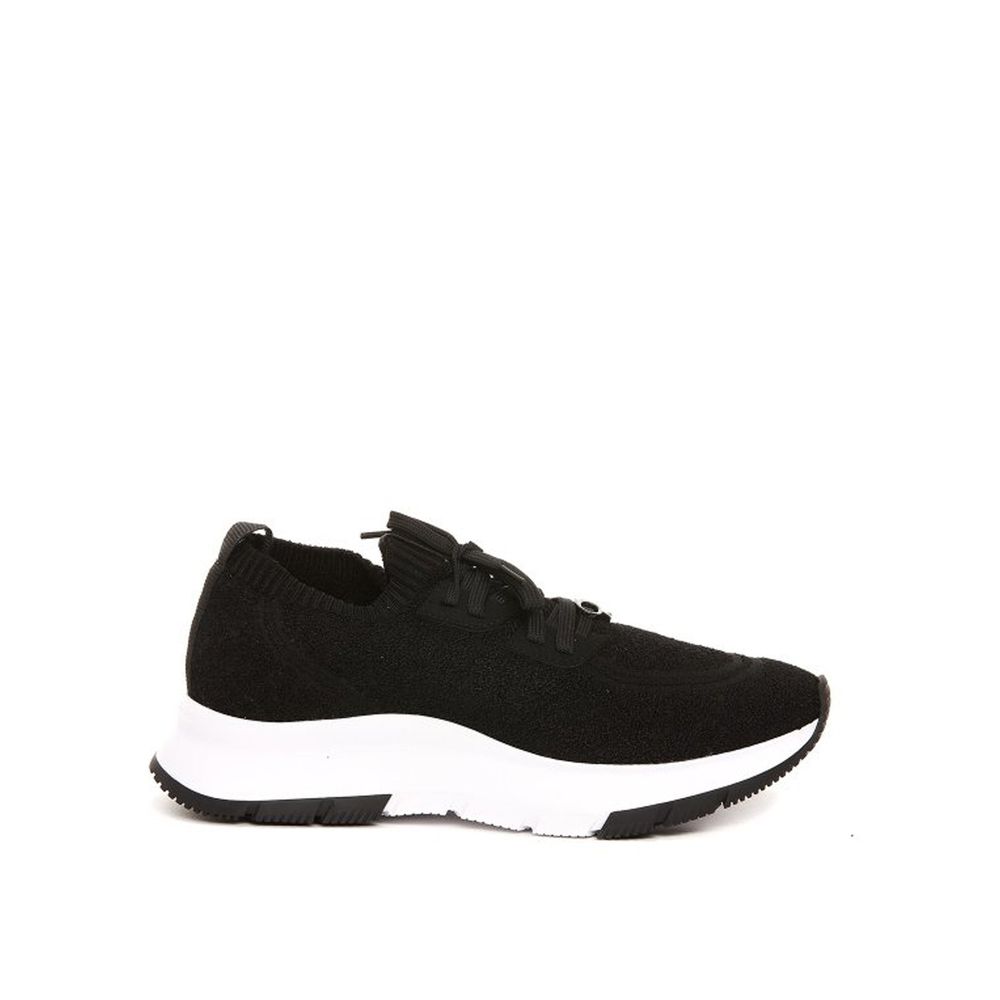 Gianvito Rossi - Black Fabric Athletic Sneakers