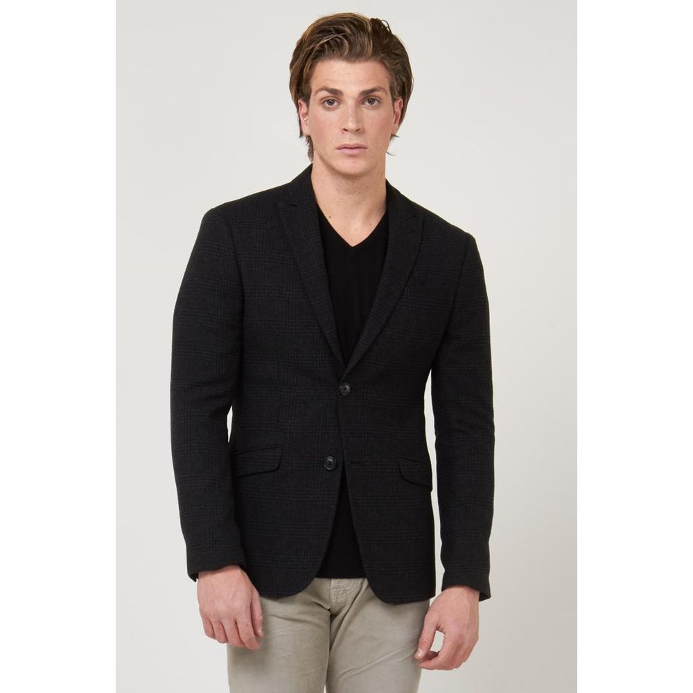 Gas - Black Polyester Blazer