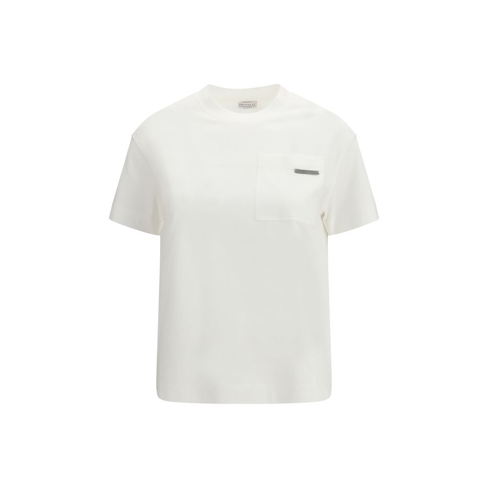 Brunello Cucinelli - White Cotton T-Shirt