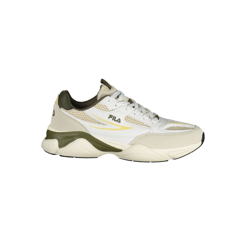 Fila - Bianco Polyester Mens Sneaker