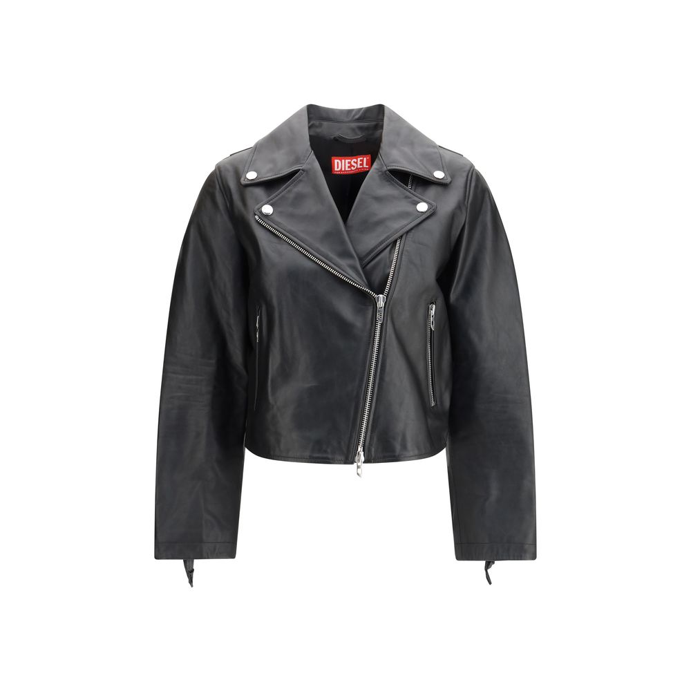Diesel - Black Leather Jacket