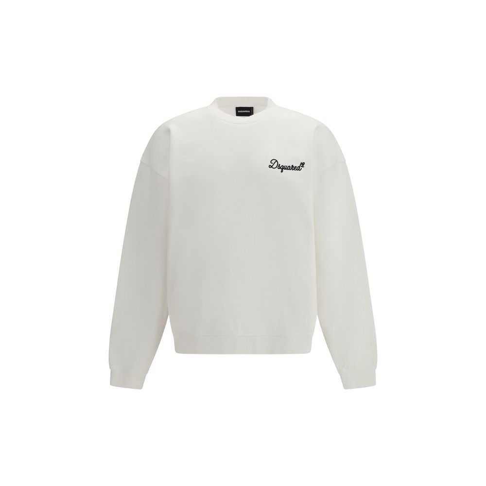 Dsquared² - White Cotton Sweatshirt