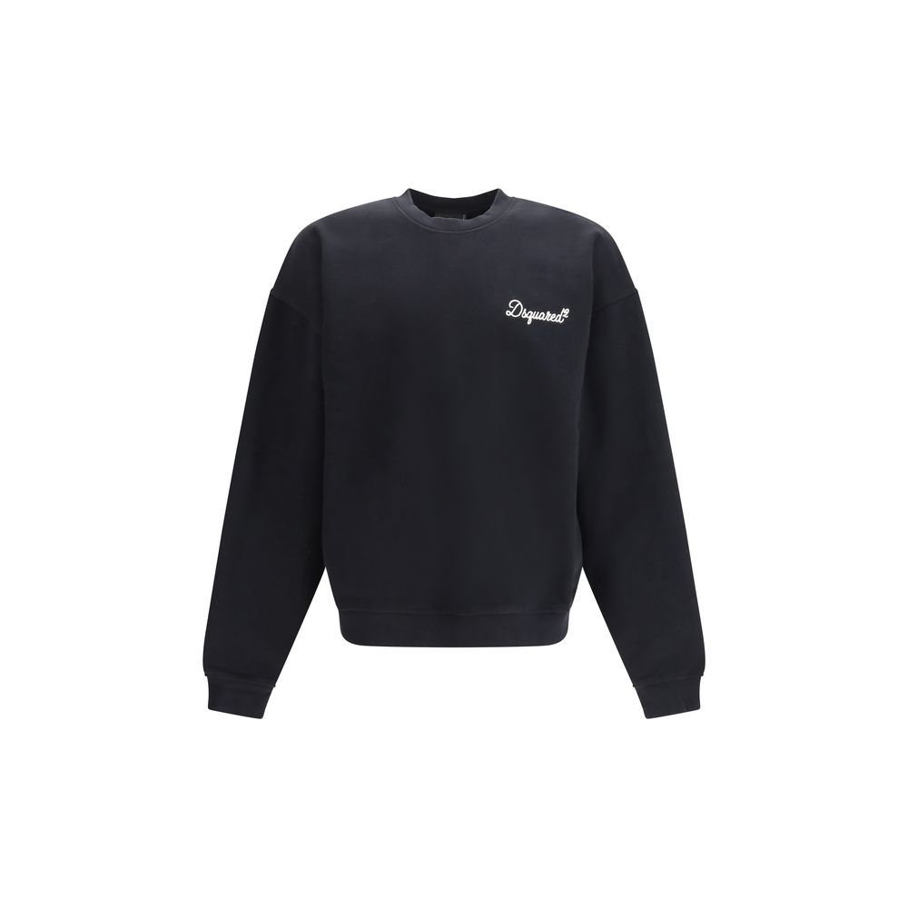 Dsquared² - Black Cotton Sweatshirt