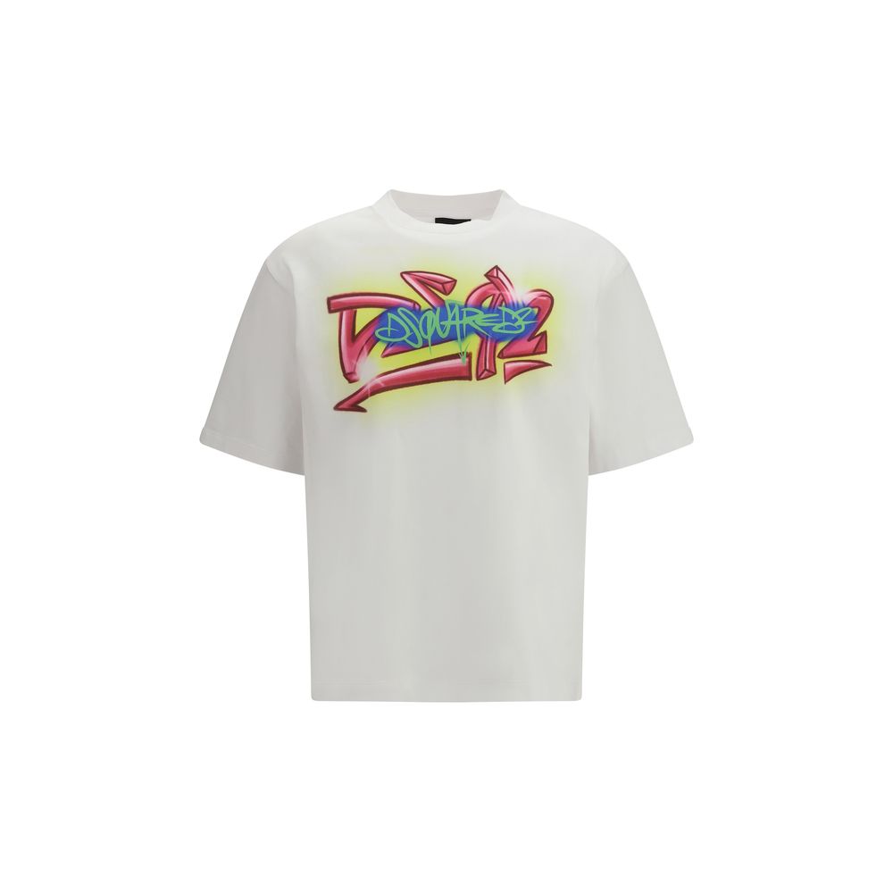 Dsquared² - White Cotton T-Shirt