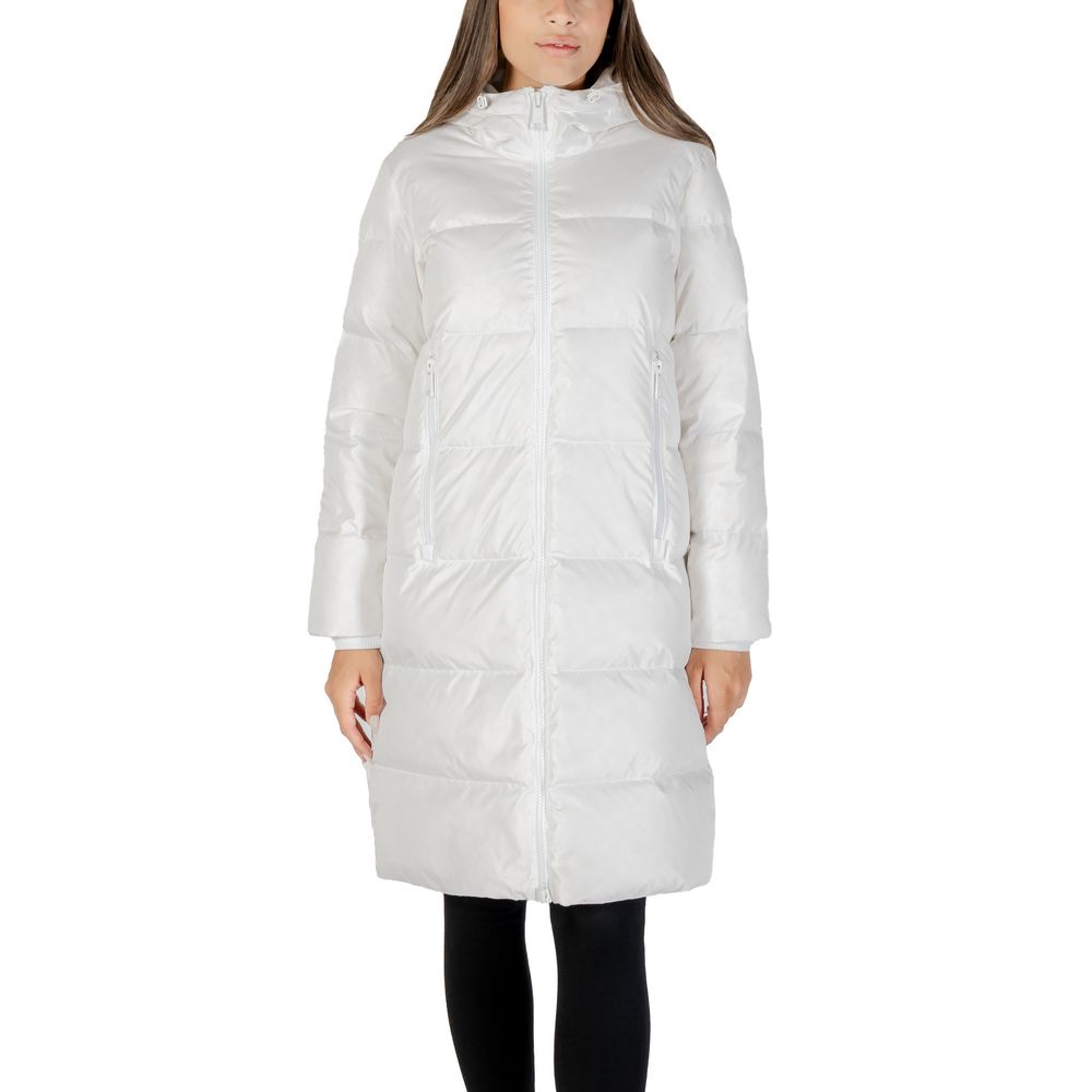 Armani Exchange - White Polyamide Coat