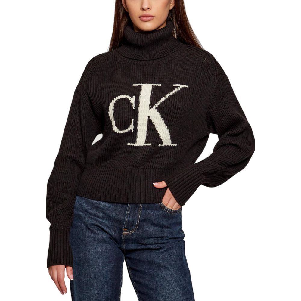 Calvin Klein Jeans - Black Cotton Sweatshirt