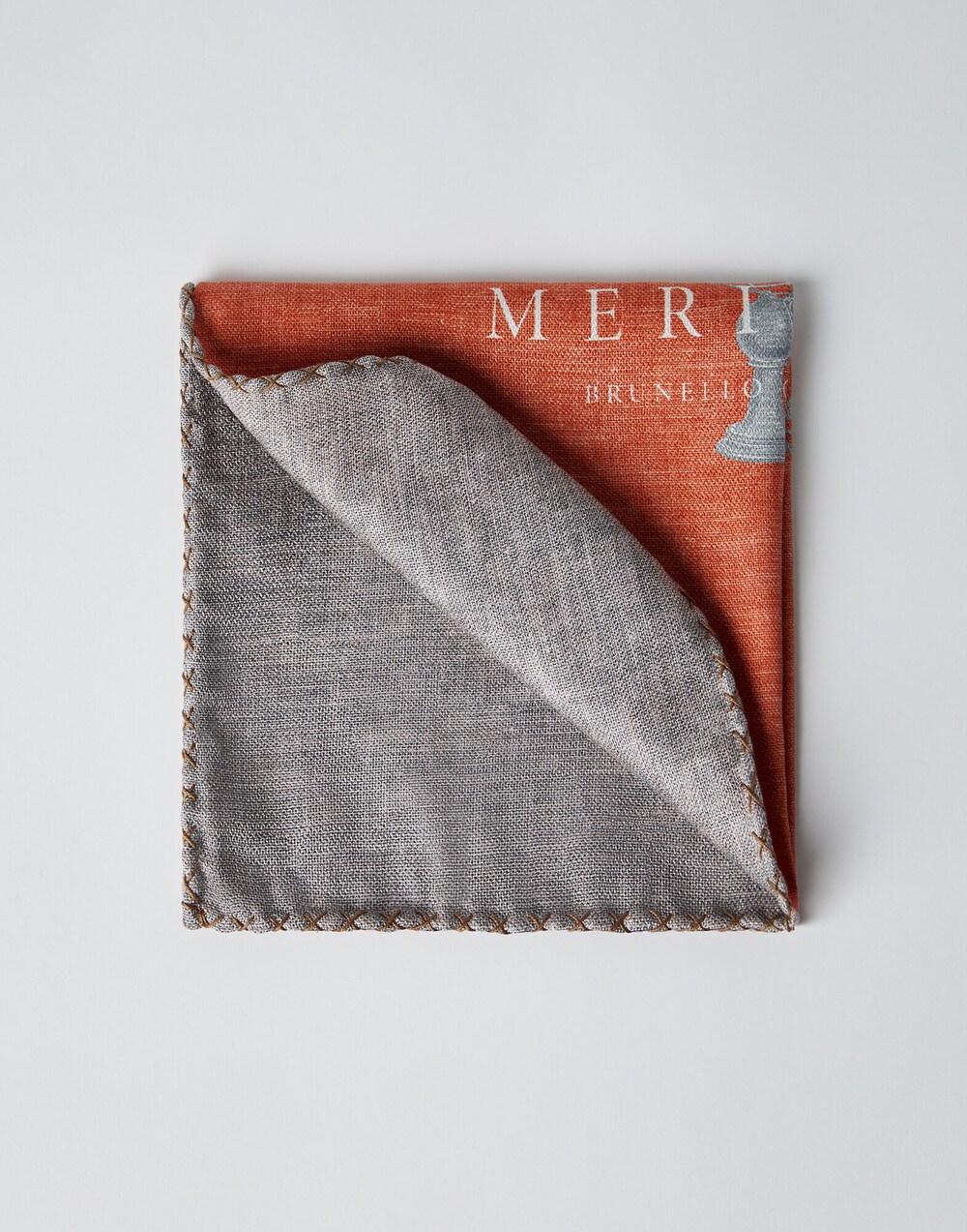 Brunello Cucinelli - Bicolor Silk Pocket Square