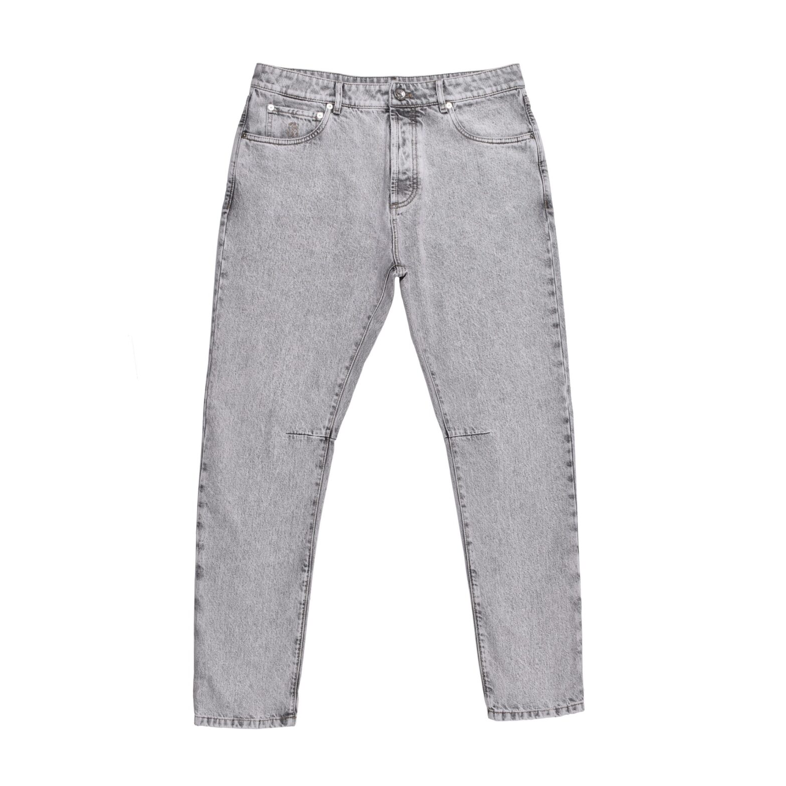 Brunello Cucinelli - Black Cotton Straight-Leg Jeans