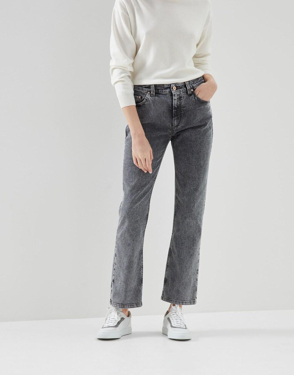 Brunello Cucinelli - Multicolor Cotton Straight-Leg Jeans