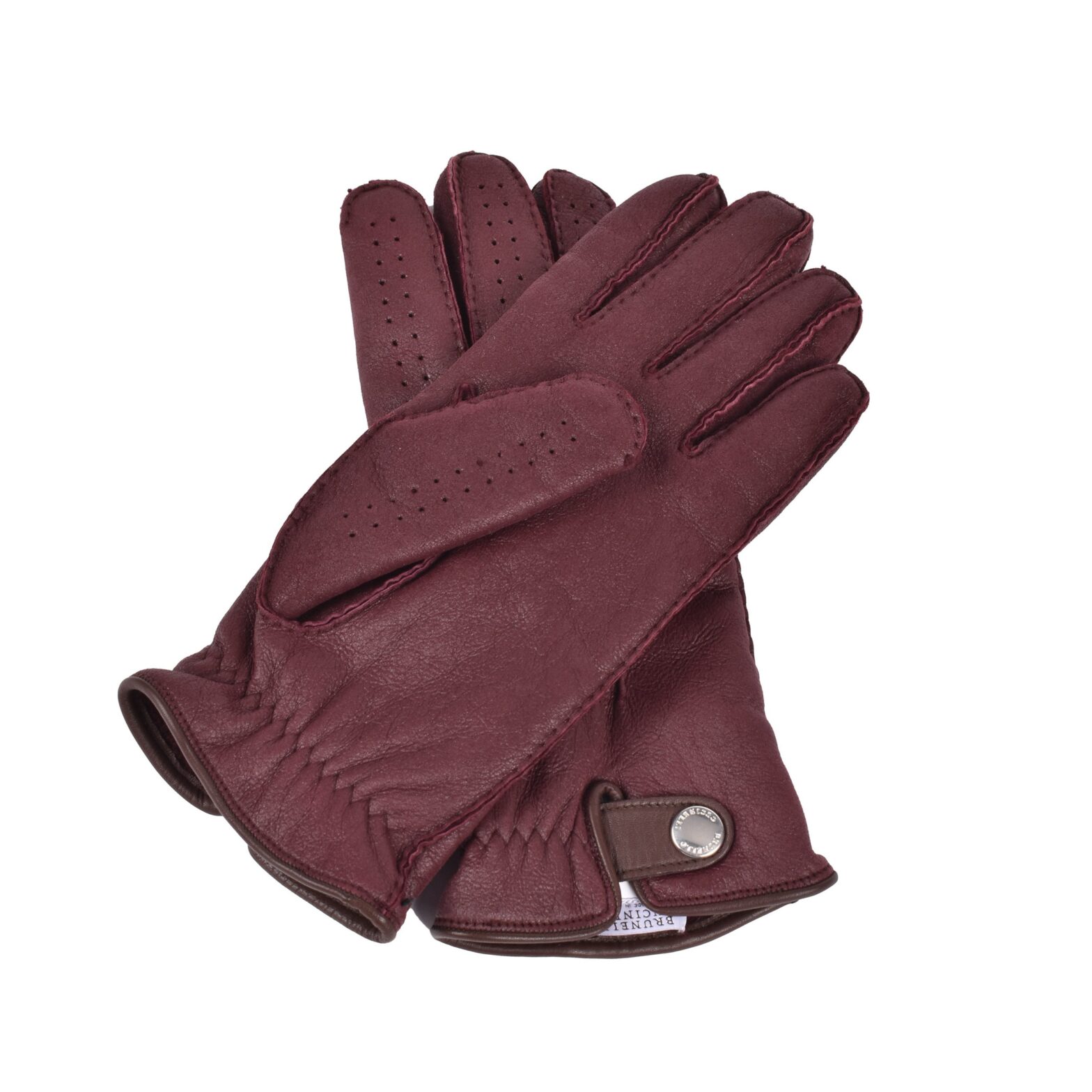 Brunello Cucinelli - Brown Leather Gloves