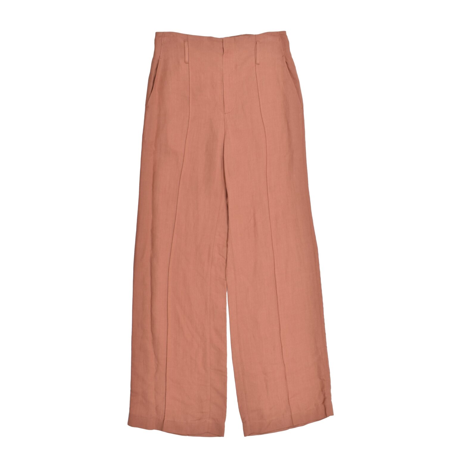Brunello Cucinelli - Orange Viscose Casual Pants