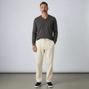 White Cotton Pants