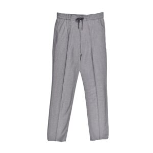 Gray Wool Casual Pants