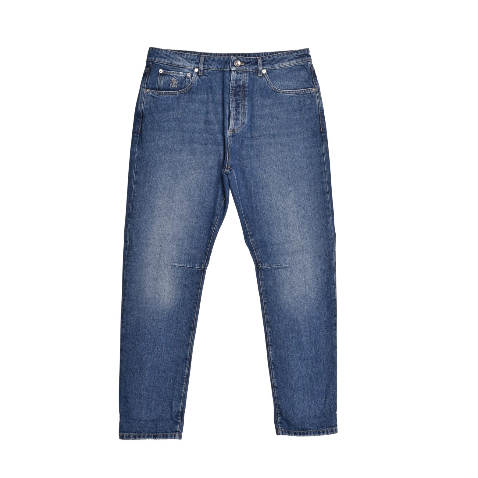 Brunello Cucinelli - Blue Cotton Jeans Denim