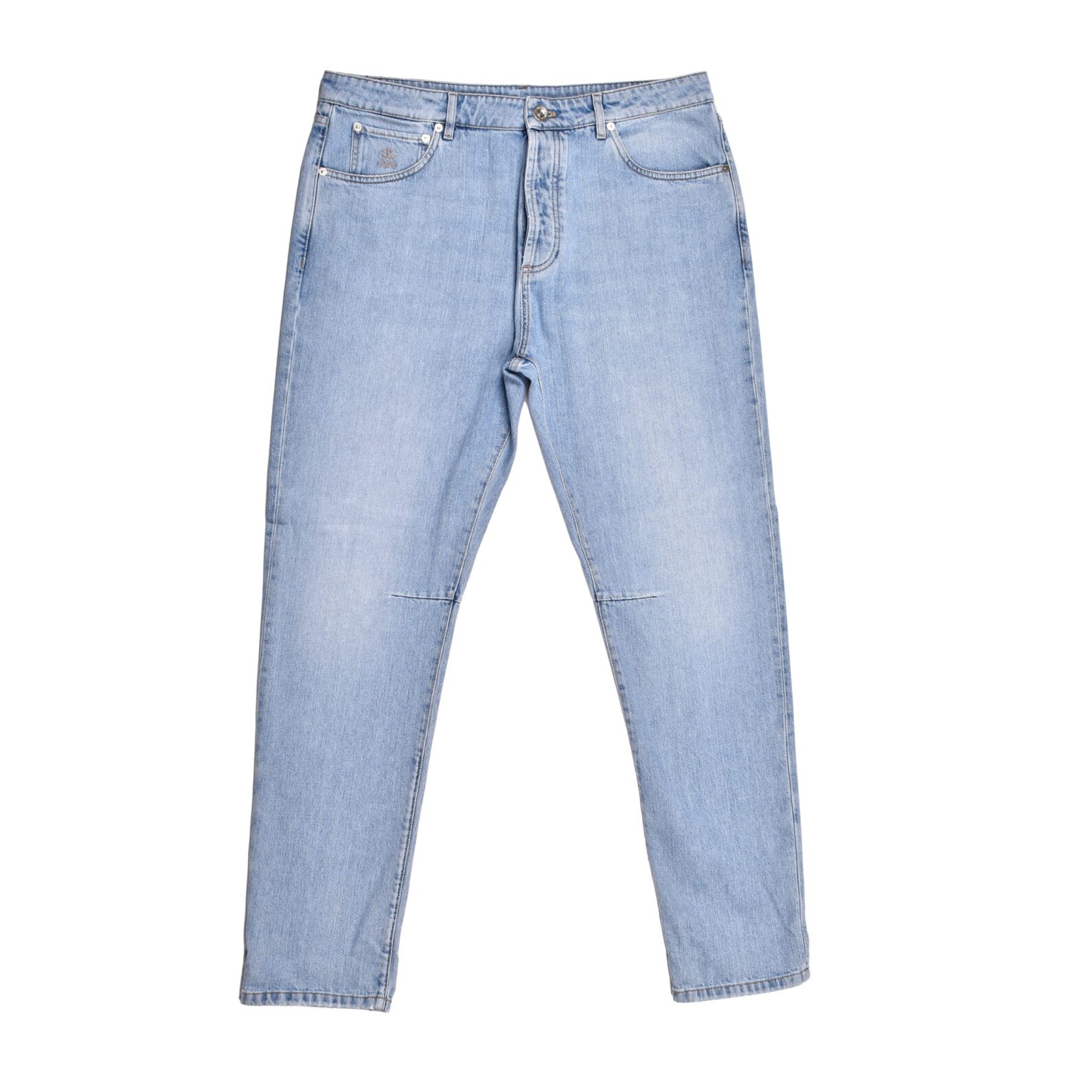 Brunello Cucinelli - Blue Cotton Jeans Denim