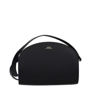 Black Leather Crossbody Bag