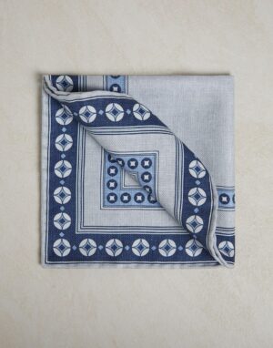 Bicolor Silk Pocket Square