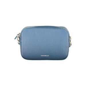 Blue Leather Women Handbag