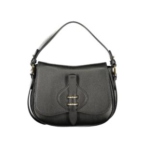Black Leather Women Handbag