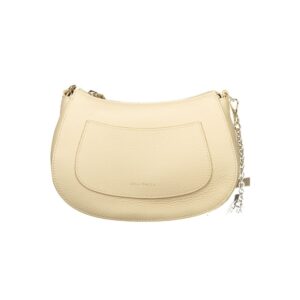 Beige Leather Women Handbag