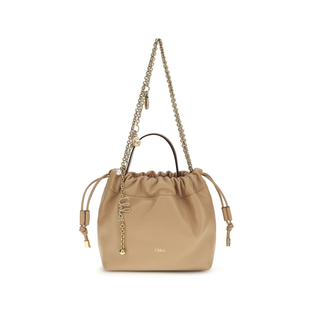 Chloé - Beige Lamb Ovis Aries Aries Shoulder Bag