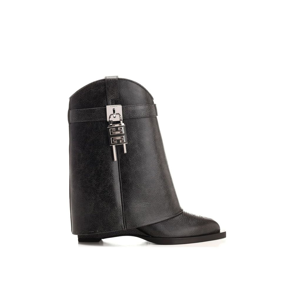 Givenchy - Black Leather Ankle Boots