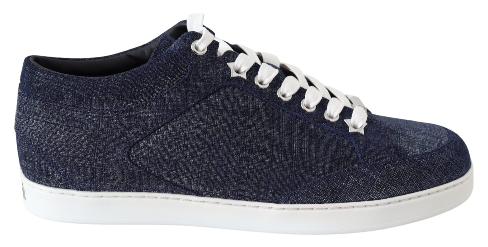 Jimmy Choo - Miami Blue Denim Sneakers